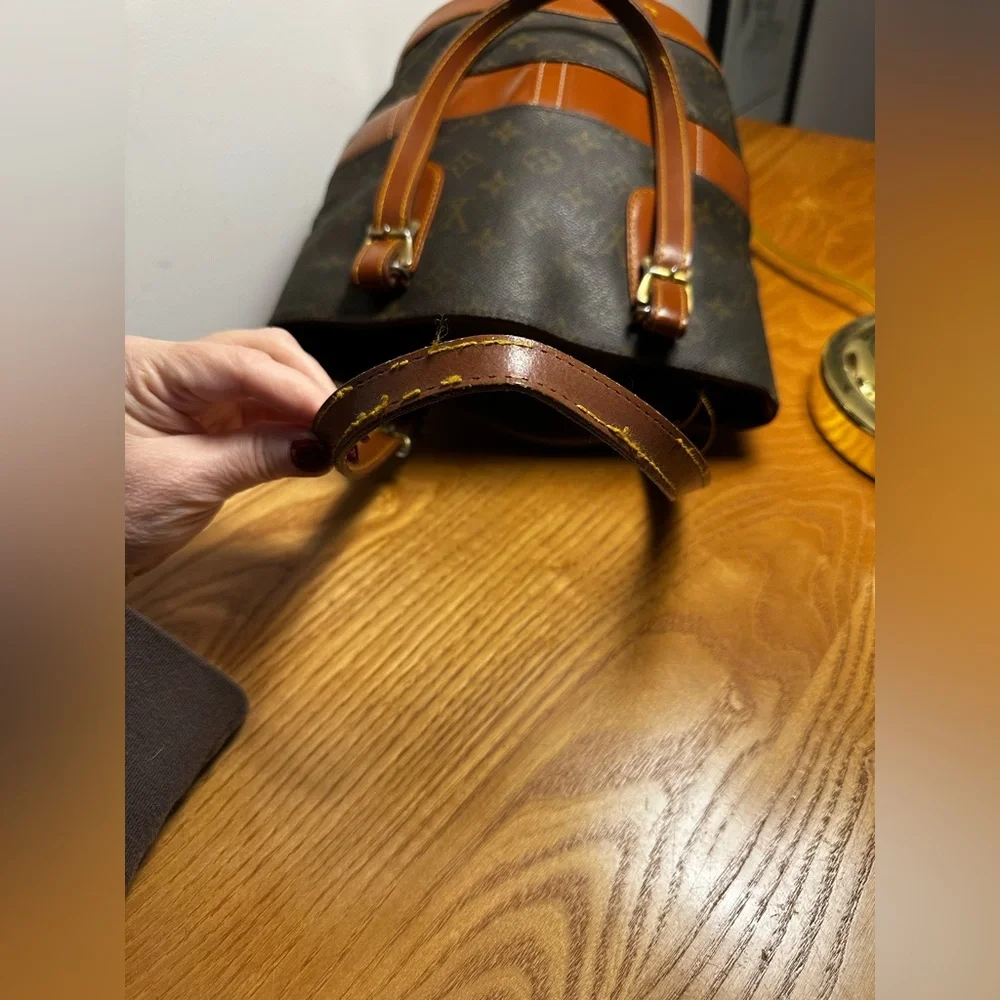 Louis Vuitton 70s Era Vintage Brown Monogram Bucket Bag - Picture 12 of 14